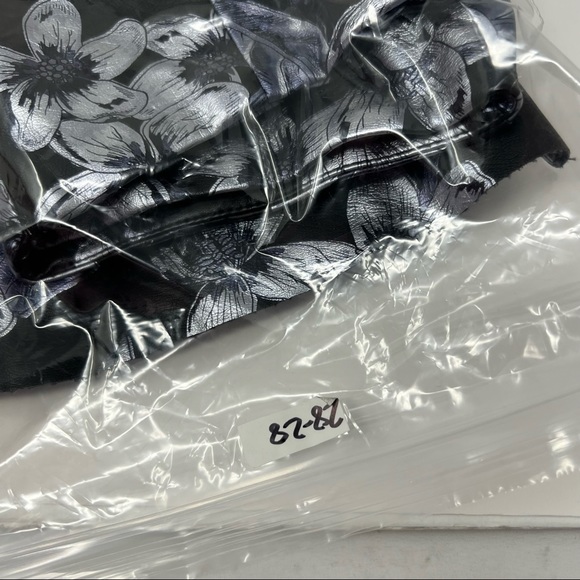 NEW Zara Metallic Floral Skirt Small - Picture 10 of 10